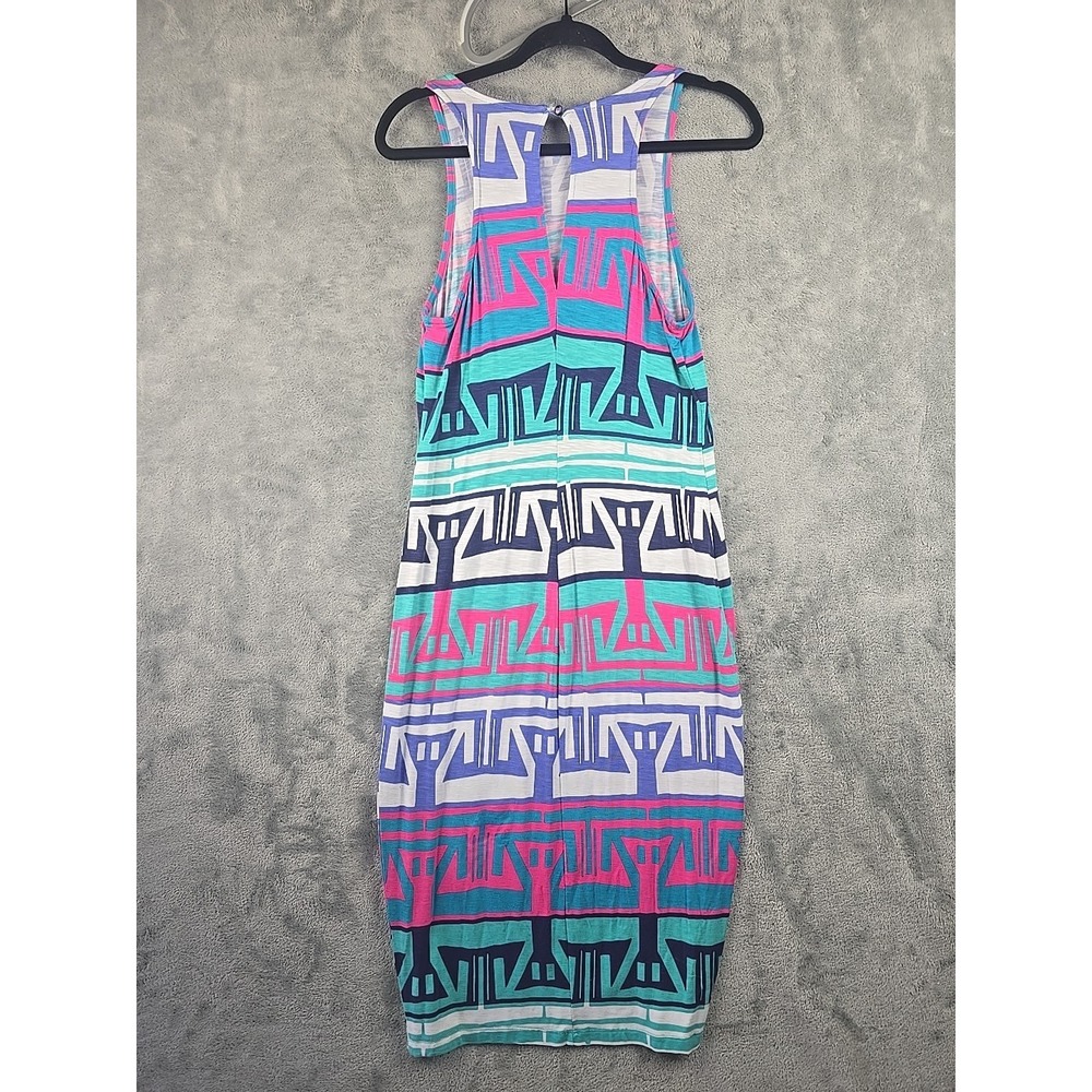 Tori Richard Honolulu Dress Small Isla Lobos Karley Tropical Summer Stretch NWT - Picture 2 of 9